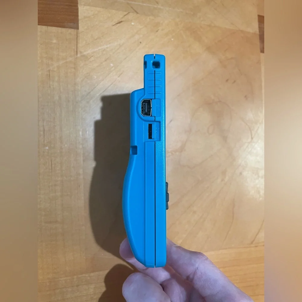 Nintendo Game Boy Color blue color from 1998